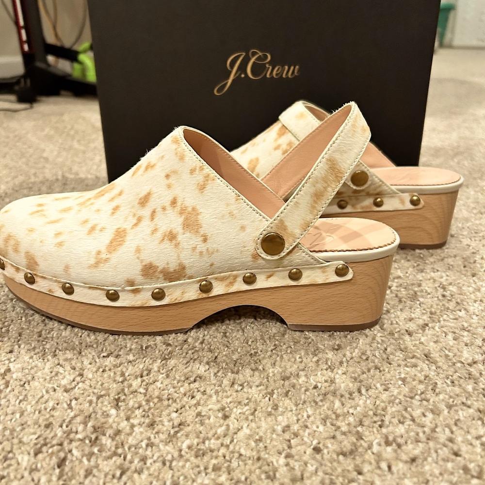 J.Crew clogs size 8 Brand New